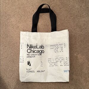 WHITE Nike Lab Chicago Virgil Abloh Limited Time Bag